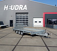 Gebruikte Hulco machinetransporter 3500kg 394x180cm klep 100cm