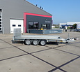 Gebruikte Hulco machinetransporter 3500kg 394x180cm klep 100cm