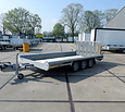 Gebruikte Hulco machinetransporter 3500kg 394x180cm klep 100cm
