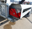 Gebruikte Hulco machinetransporter 3500kg 394x180cm klep 100cm