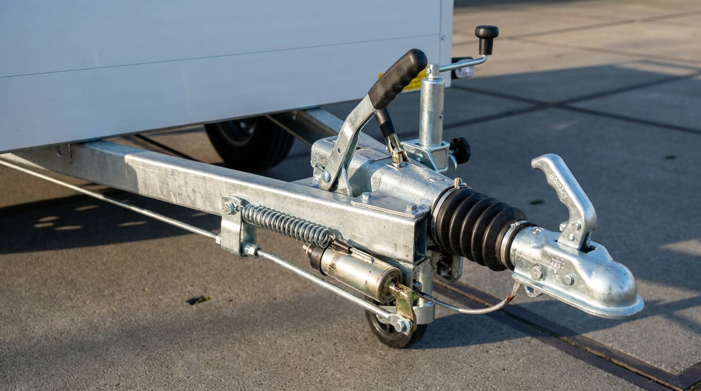 Hoe werkt een geremde aanhanger precies?