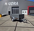 Gebruikte Saris bakwagen 1200kg 250x130x70cm met huif