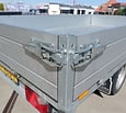 Gebruikte Saris handbediende kipper achterwaarts 2000kg 306x170cm