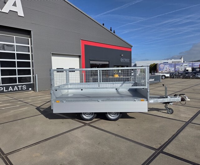 Saris elektrische kipper achterwaarts 2000kg  276x170cm met loofrekken