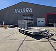 Gebruikte Hulco Terrax-3 machinetransporter 3500kg 394x180cm met klep 150cm