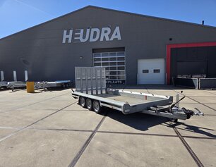 Gebruikte Hulco Terrax-3 machinetransporter 3500kg 394x180cm met klep 150cm