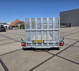 Gebruikte Hulco Terrax-3 machinetransporter 3500kg 394x180cm met klep 150cm