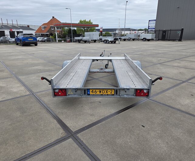 Gebruikte Anssems autotransporters AMT Eco 1300kg 340x180cm