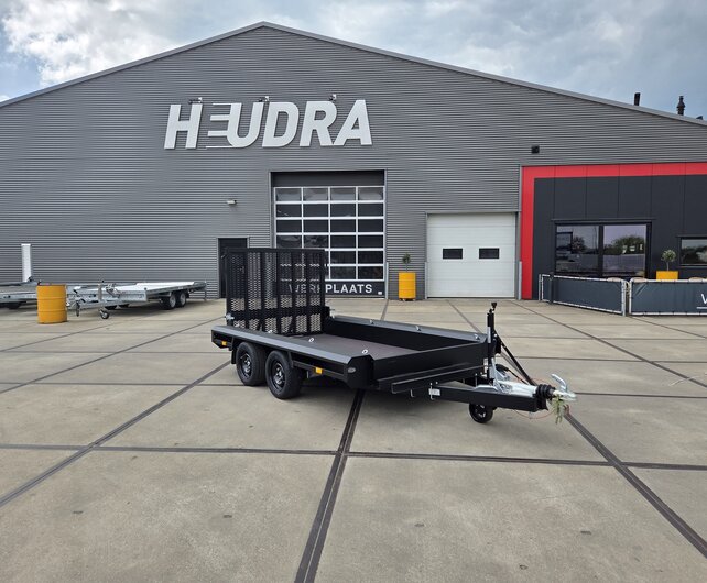 Vlemmix machinetransporters zwart gepoedercoat