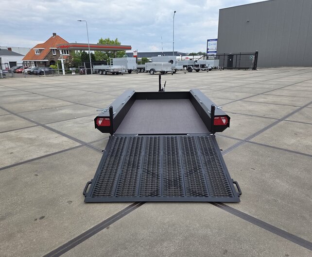 Vlemmix machinetransporters zwart gepoedercoat