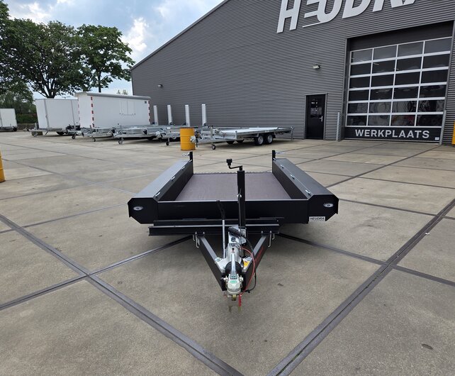 Vlemmix machinetransporters zwart gepoedercoat
