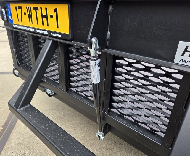 Vlemmix machinetransporters zwart gepoedercoat