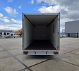 Humbaur gesloten plateauwagen 3500kg 618x203x209cm met verkoopklep
