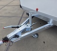 Humbaur gesloten plateauwagen 3500kg 618x203x188cm met verkoopklep