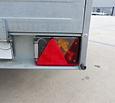 Gebruikte Saris bakwagen 750kg 210x115x100cm met huif
