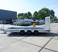 Henra machinetransporter tridemas 3500kg 450x170cm met oprijklep 165cm