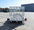 Henra machinetransporter tridemas 3500kg 450x170cm met oprijklep 165cm