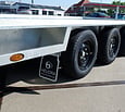 Henra machinetransporter tridemas 3500kg 450x170cm met oprijklep 165cm