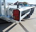 Henra machinetransporter tridemas 3500kg 450x170cm met oprijklep 165cm