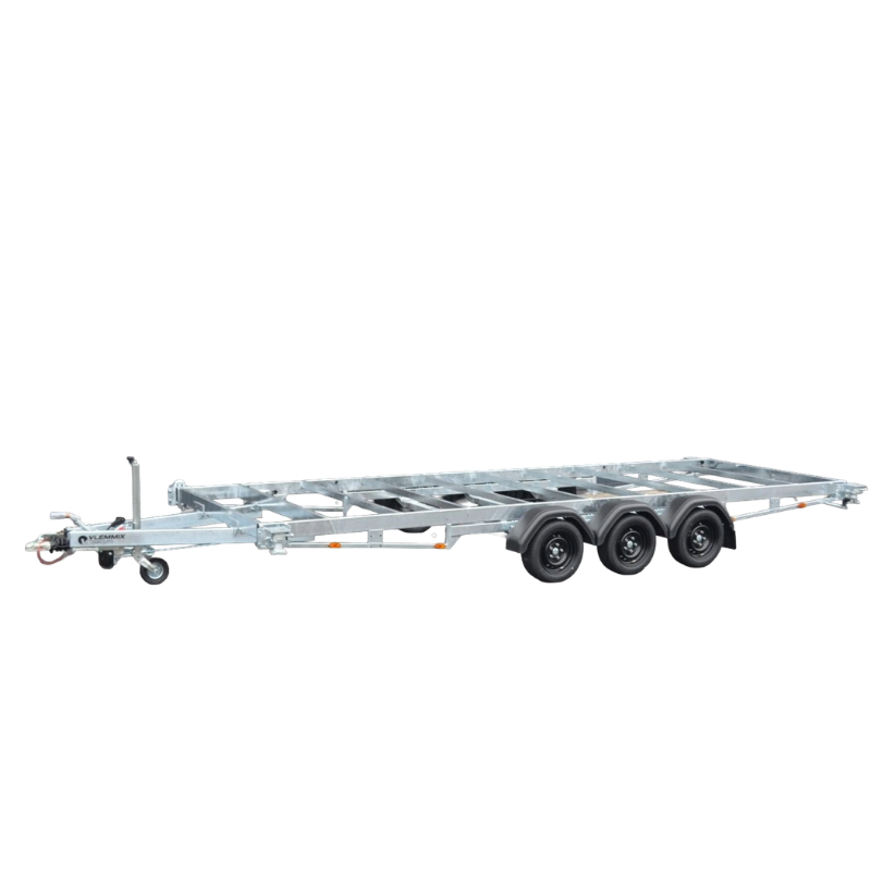 Vlemmix containertrailer 20FT 3500kg 600x244cm 3x 1800kg assen