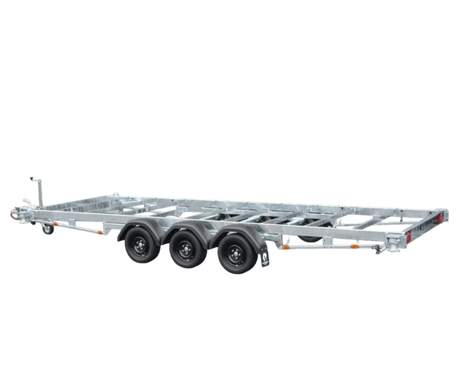 Vlemmix containertrailer 20FT 3500kg 600x244cm 3x 1800kg assen
