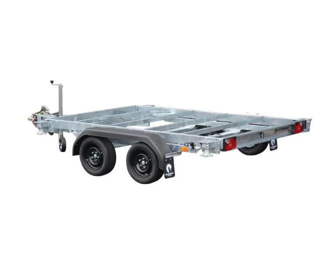 Vlemmix containertrailer 10FT 3500kg 300x244cm tandemas