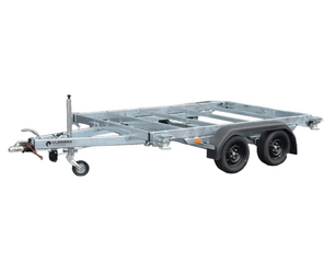 Vlemmix containertrailer 10FT 2700kg 300x244cm tandemas