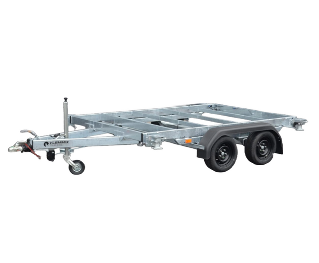 Vlemmix containertrailer 10FT 2700kg 300x244cm tandemas