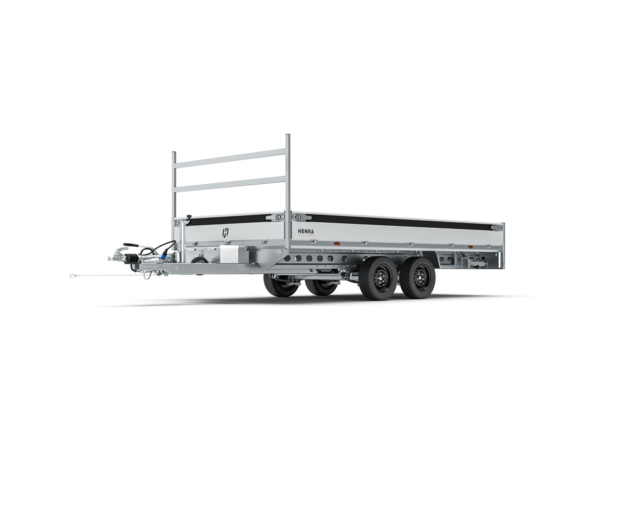 Henra plateauwagen tandemas 3000kg 401x222cm Xpert