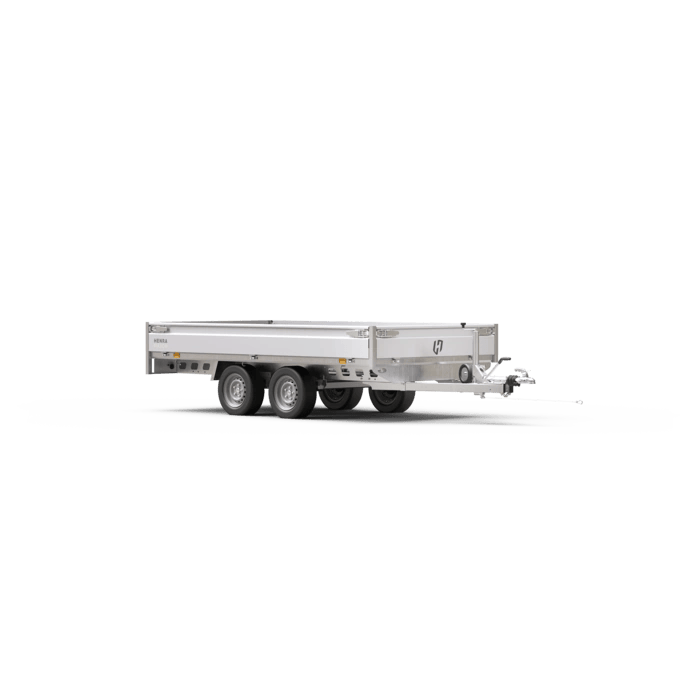 Henra plateauwagen 3000kg 301x185cm