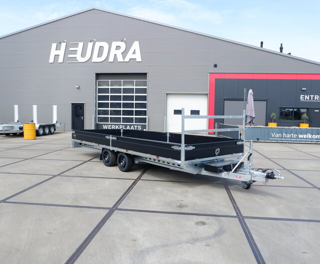 Henra plateauwagen tandemas 3500kg 553x202cm BlackLabel