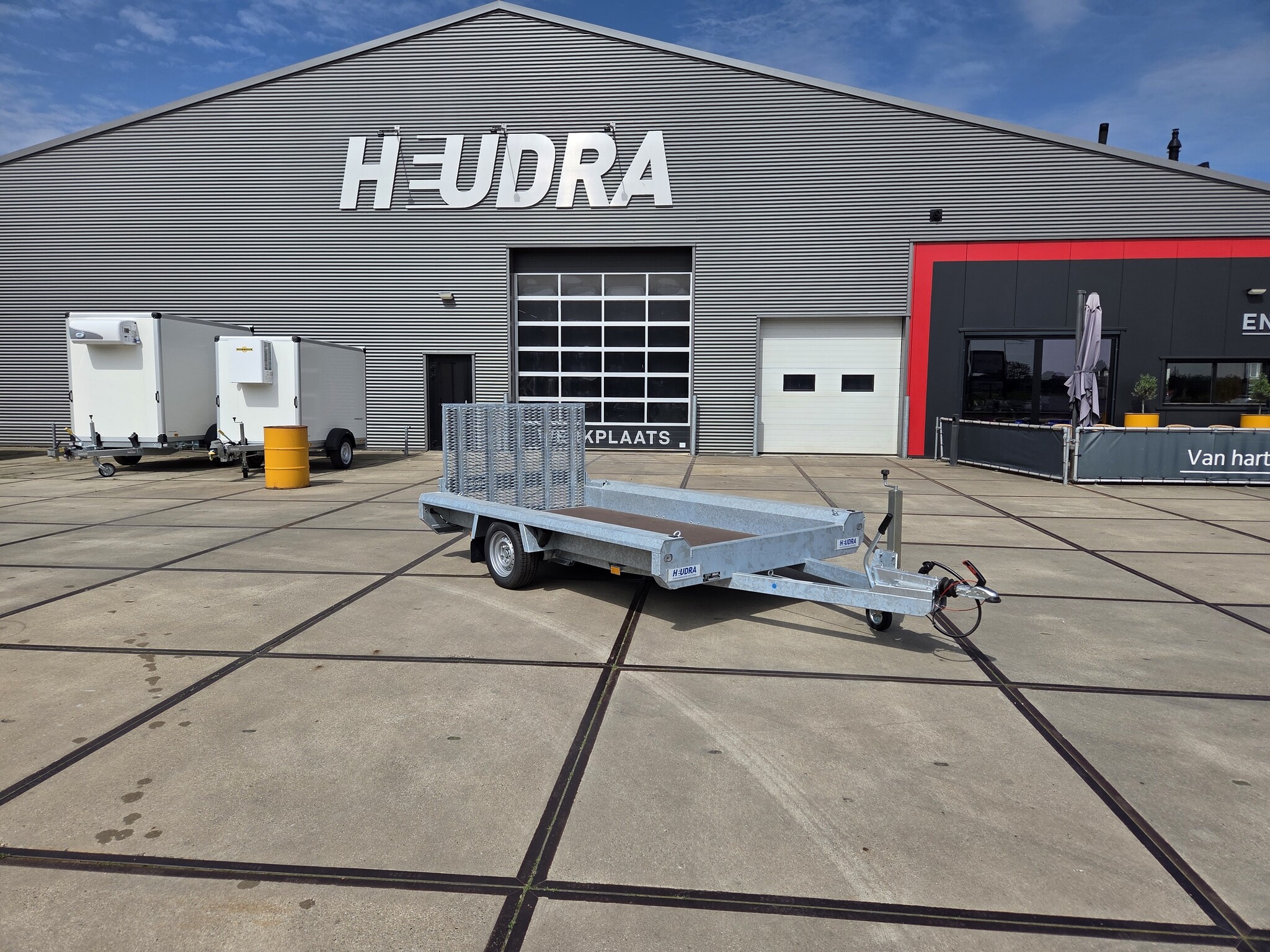 Hulco Terrax Basic 1500kg 294x150cm machinetransporter