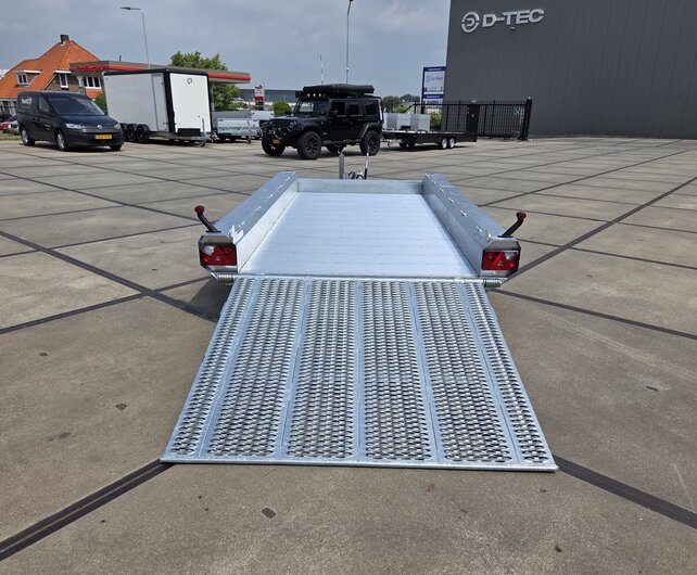 Hulco Terrax-2 3500kg 344x165cm machinetransporter met klep 150cm