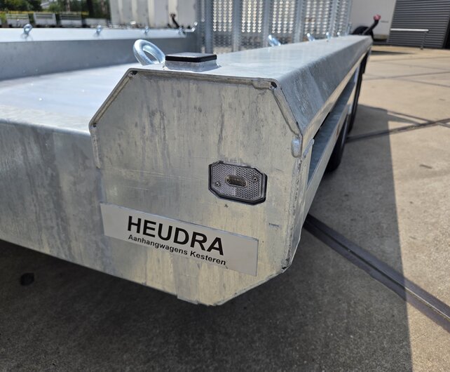 Hulco Terrax-2 3500kg 344x165cm machinetransporter met klep 150cm