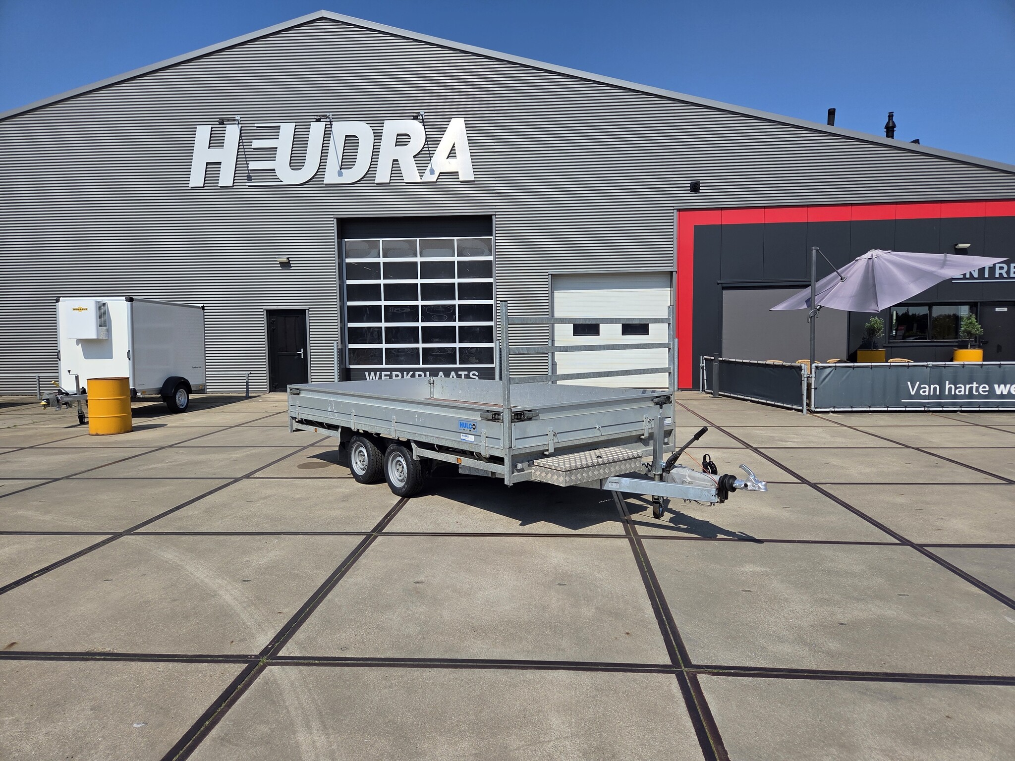 Gebruikte Hulco Medax-2 plateauwagen 3500kg 405x203cm