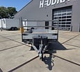 Gebruikte Henra plateauwagen 2700kg 351x185cm tandemas