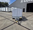 Humbaur Steely bakwagen 750kg met huif en neuswiel 205x109x100cm