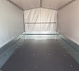 Humbaur Steely bakwagen 750kg met huif en neuswiel 205x109x100cm