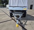 Humbaur Steely bakwagen 750kg met huif en neuswiel 205x109x100cm