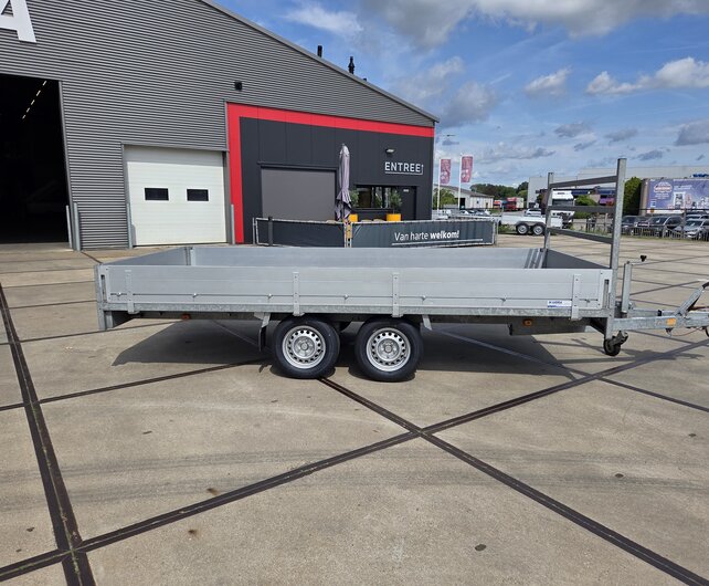 Gebruikte Anssems PSX plateauwagen 2500kg 405x178cm