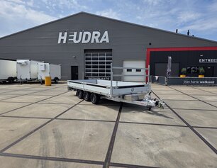Henra plateauwagen tridemas 3500kg 453x202cm Xpert | met voorrek, steunpoten, rijplaten en SCM-Slot