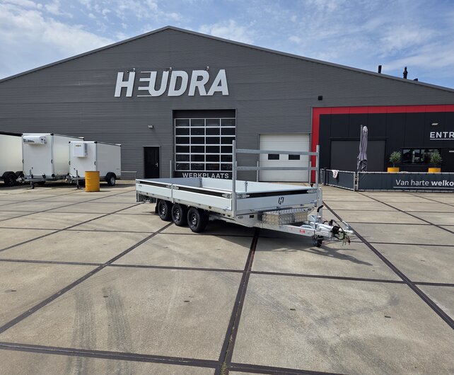 Henra plateauwagen tridemas 3500kg 453x202cm Xpert