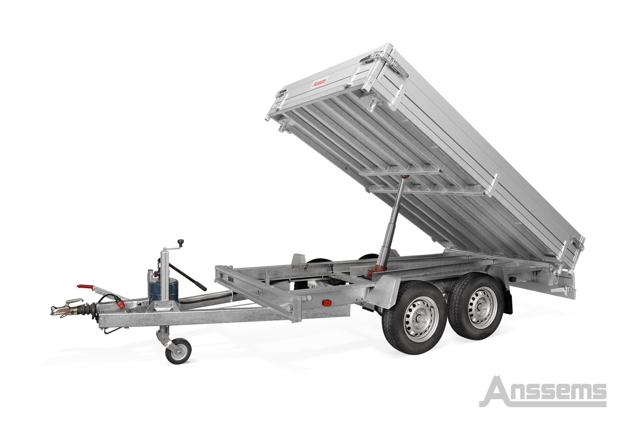 Anssems KSX 2500kg 305x178cm handbediende kipper