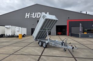 Anssems KSX 2000kg 305x153cm achterwaartse kipper handbediend met opzetborden