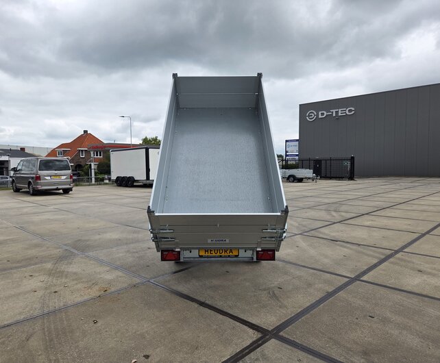 Anssems KSX 2000kg 305x153cm achterwaartse kipper handbediend met opzetborden
