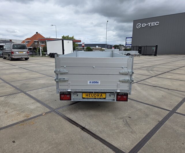 Anssems KSX 2000kg 305x153cm achterwaartse kipper handbediend met opzetborden