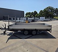Gebruikte Henra plateauwagen 2700kg 351x185cm tandemas