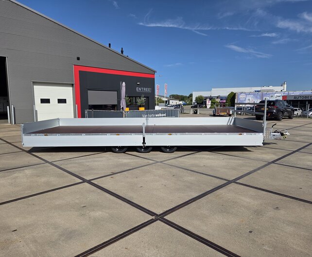 Henra plateauwagen tridemas 3500kg 703x248cm