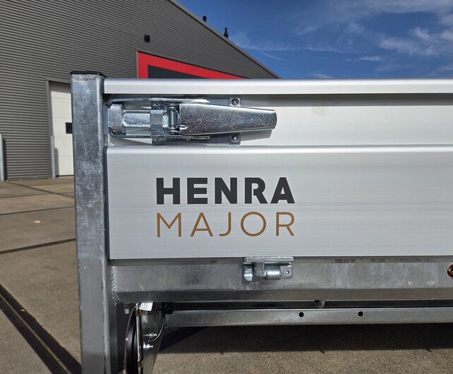 Henra plateauwagen tridemas 3500kg 703x248cm