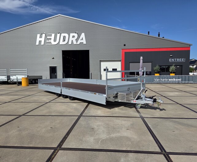 Henra plateauwagen tridemas 3500kg 703x248cm